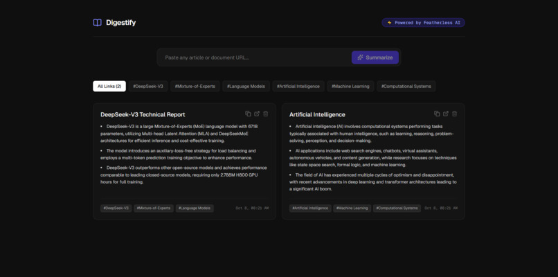 Digestify – screenshot 1