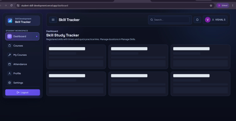 student-skill-development – screenshot 2