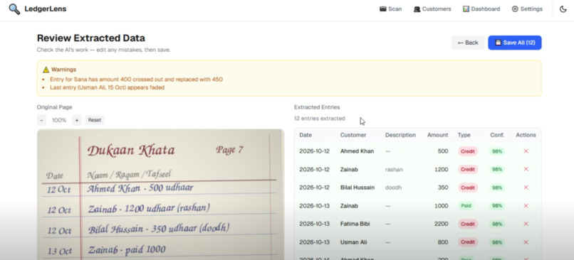 LedgerLens – screenshot 2