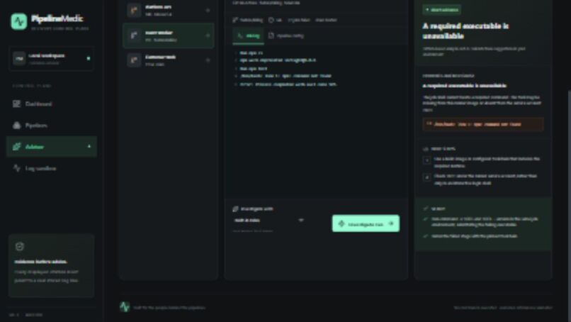 PipelineMedic — Diagnose CI/CD Failure – screenshot 6