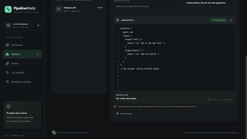 PipelineMedic — Diagnose CI/CD Failure – screenshot 9