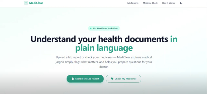 MediClear – screenshot 1