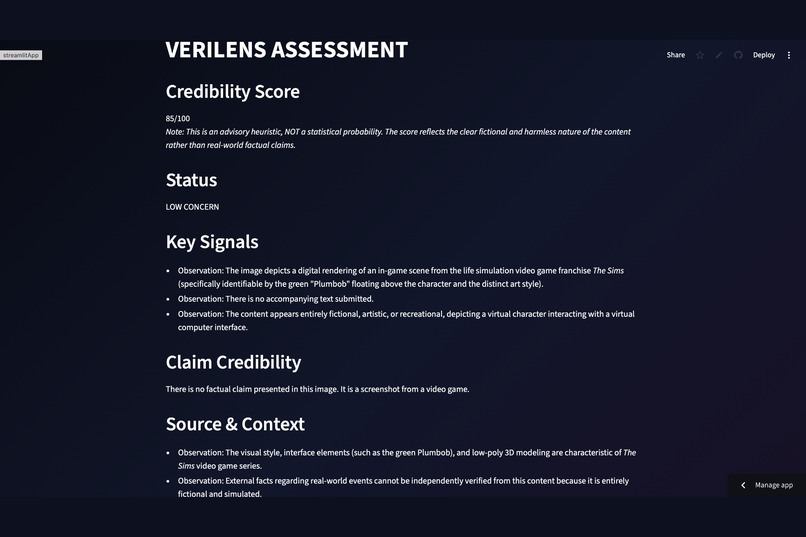 VeriLens AI – screenshot 5
