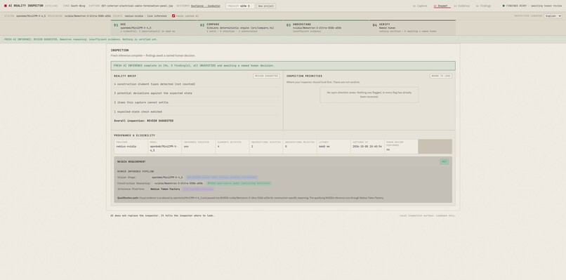 SiteLens AI Reality Inspector – screenshot 1