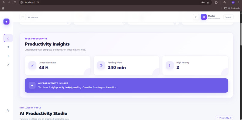 TaskFlow - AI Productivity Copilot – screenshot 3