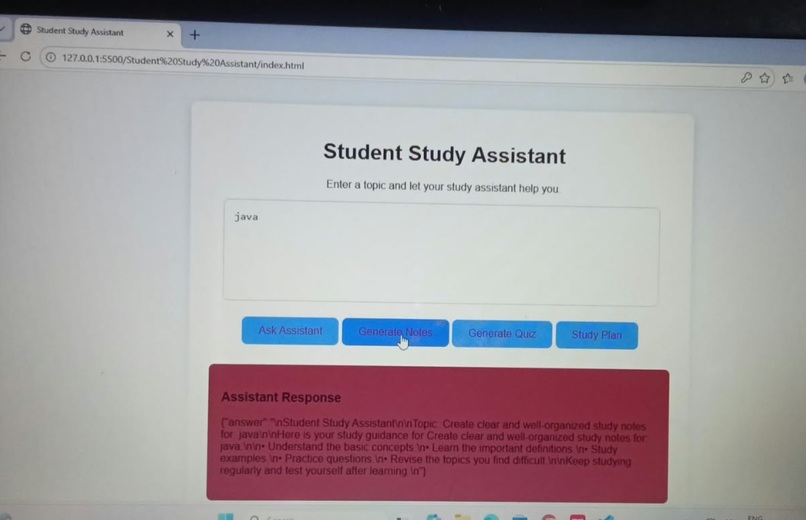 Student study assistant  – screenshot 3