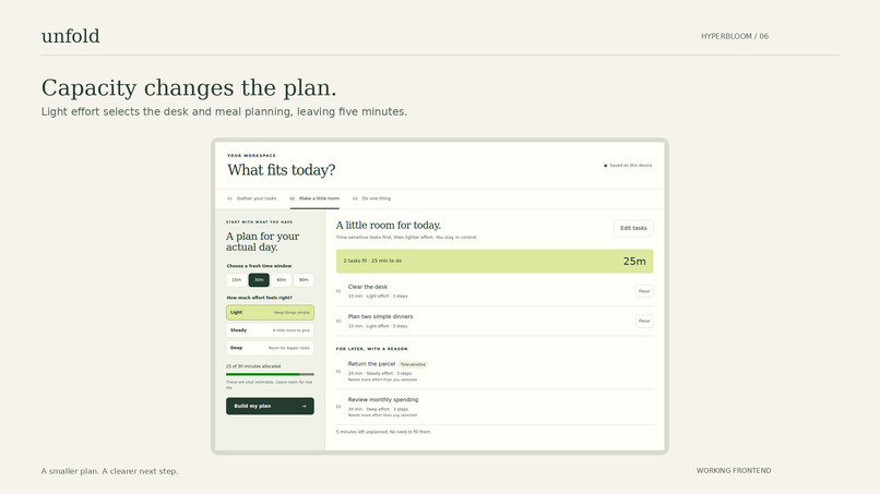 Unfold – screenshot 6