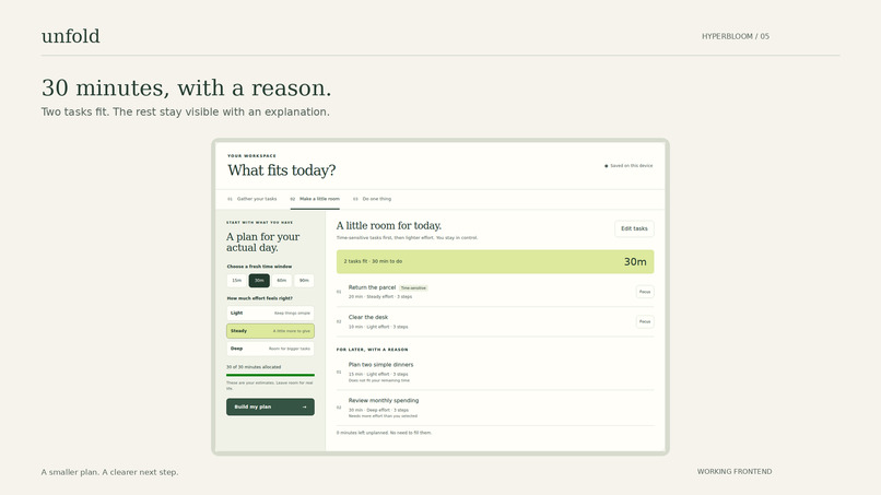 Unfold – screenshot 7