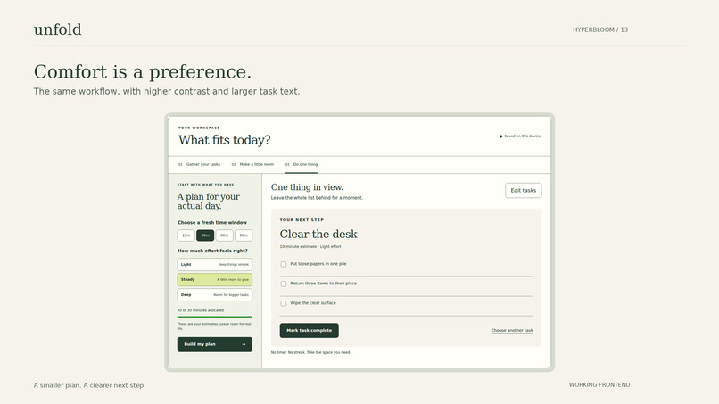 Unfold – screenshot 8
