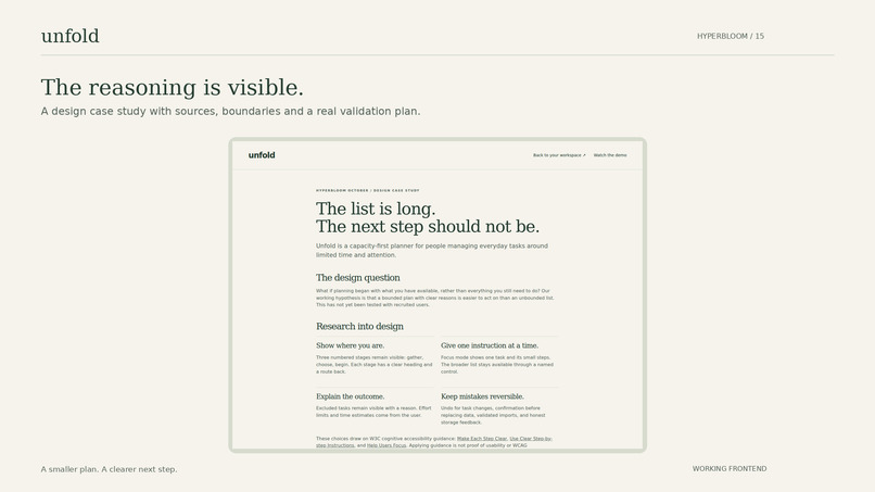 Unfold – screenshot 12