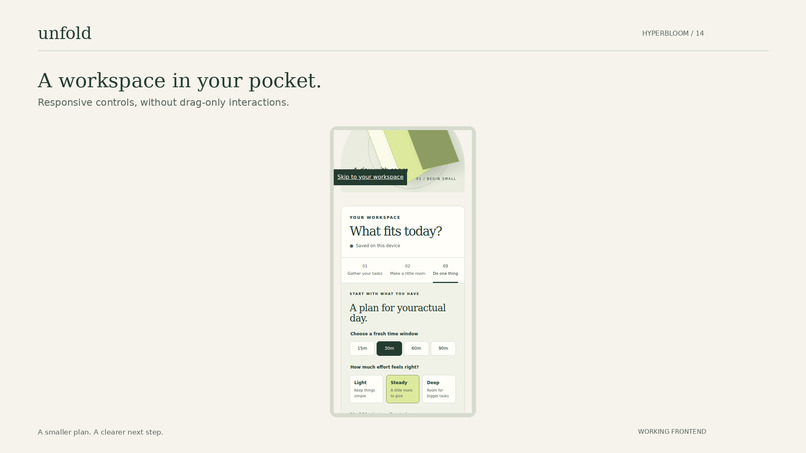 Unfold – screenshot 13