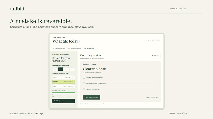 Unfold – screenshot 14