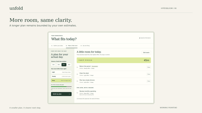 Unfold – screenshot 15