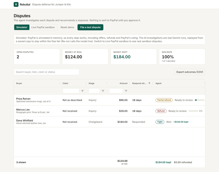 Rebuttal – screenshot 1