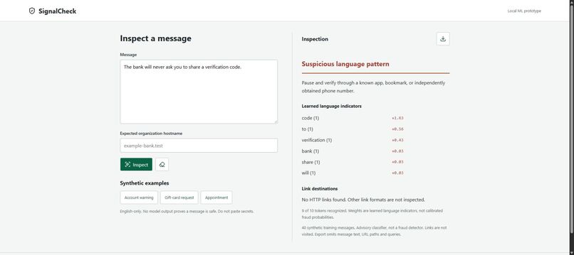 SignalCheck – screenshot 1