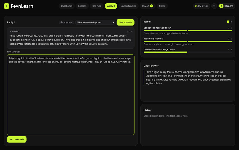FeynLearn – screenshot 5