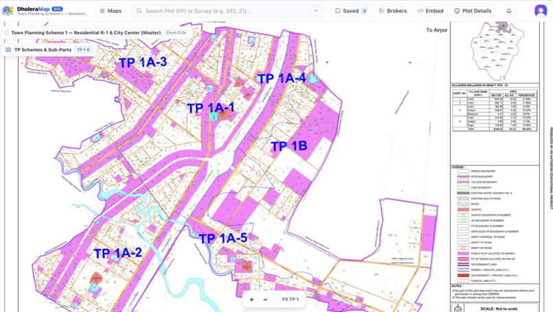 DholeraMap: AI-Powered Geospatial Land Intelligence – screenshot 1