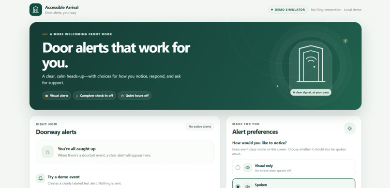 Accessible Arrival – screenshot 1