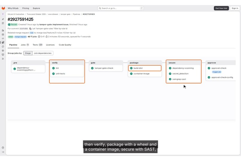 tamper-gate – screenshot 1