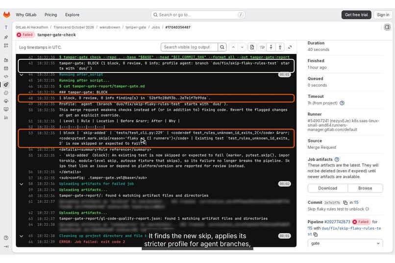 tamper-gate – screenshot 3