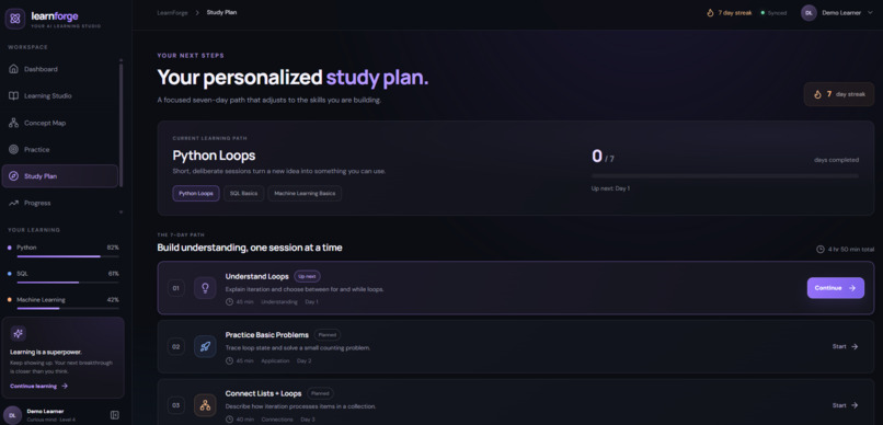 LearnForge – screenshot 4