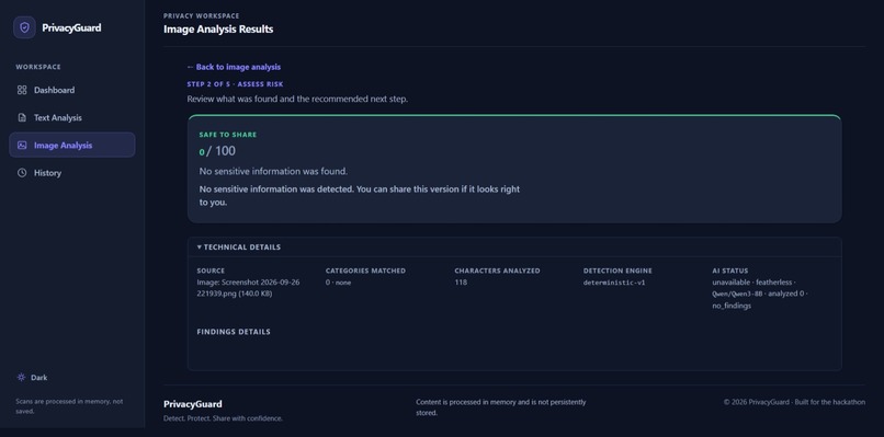 PrivacyGuard — AI-Powered Privacy Risk Analyzer – screenshot 8