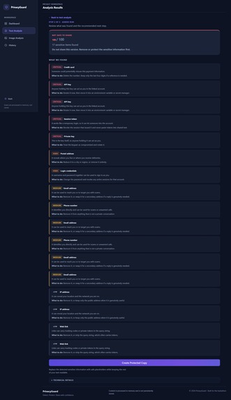 PrivacyGuard — AI-Powered Privacy Risk Analyzer – screenshot 5