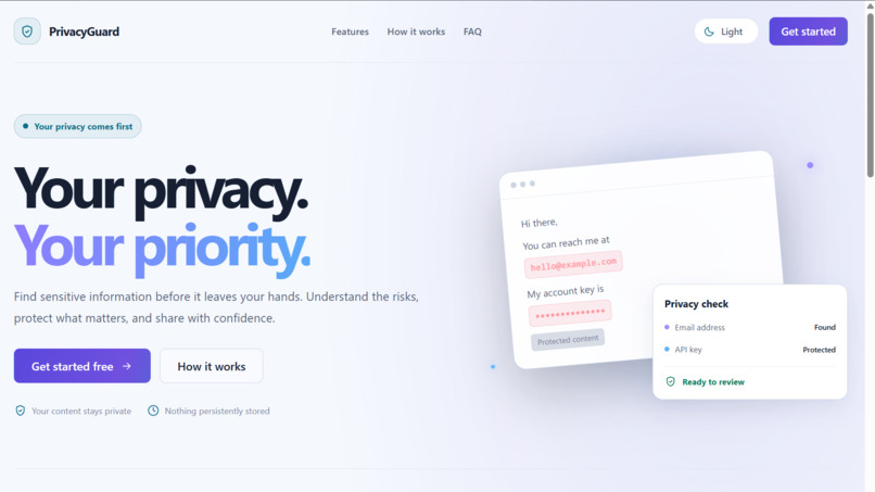 PrivacyGuard — AI-Powered Privacy Risk Analyzer – screenshot 11