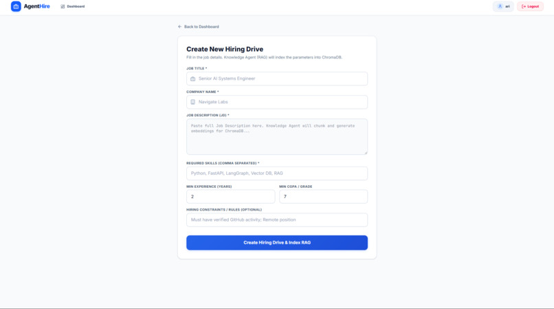 AI-Powered Multi-Agent Recruitment Platform – screenshot 3