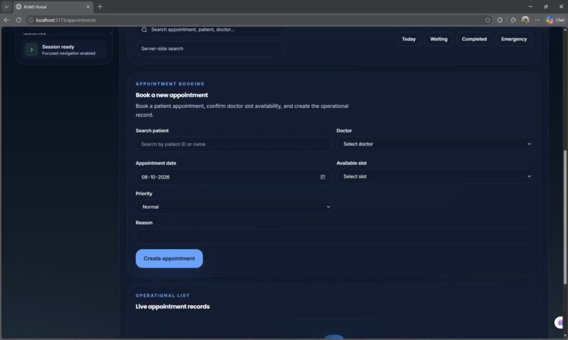 Rural Health Management System (RHMS) – screenshot 2