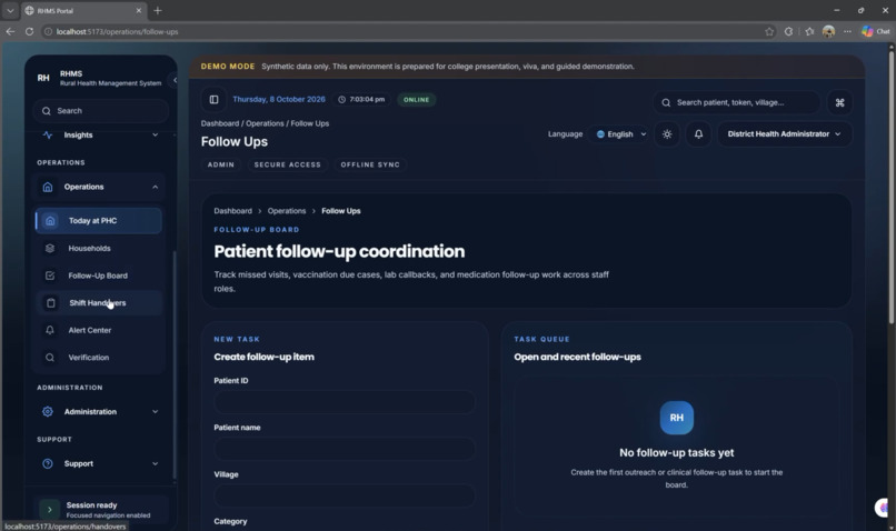 Rural Health Management System (RHMS) – screenshot 9