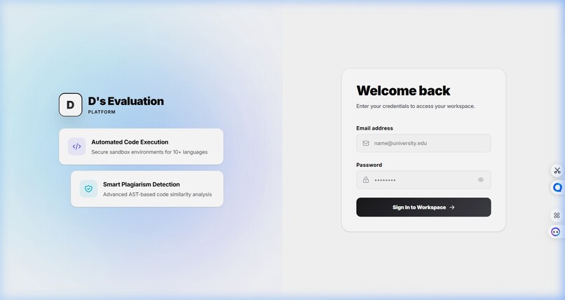 Automated Project Evaluation Hub Plagiarism Detection        – screenshot 1