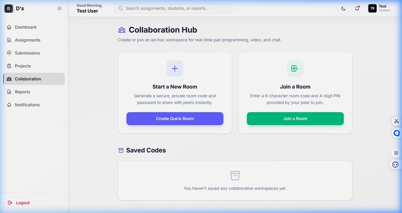 Automated Project Evaluation Hub Plagiarism Detection        – screenshot 11