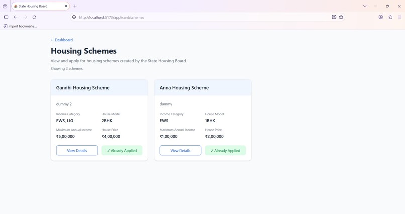 State Housing Board Allotment and waitlist status Portal  – screenshot 5