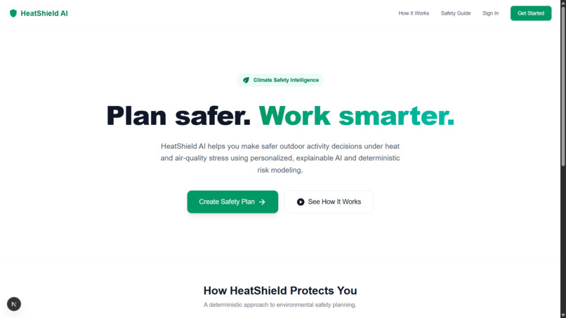 HeatShield AI – screenshot 1