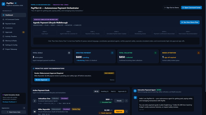 PayPilot AI — Autonomous Payment Orchestrator – screenshot 1
