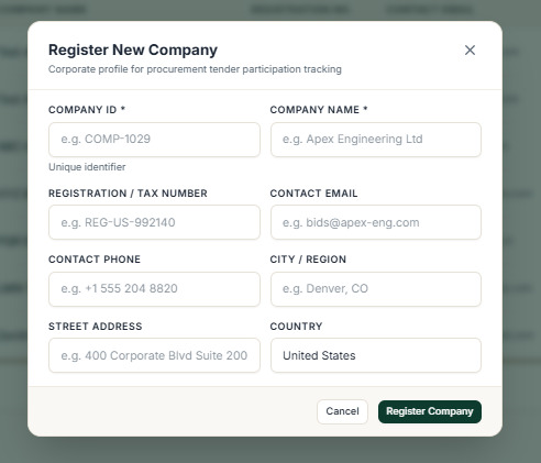 SMART TENDER FRAUD DETECTION SYSTEM USING GNN – screenshot 9