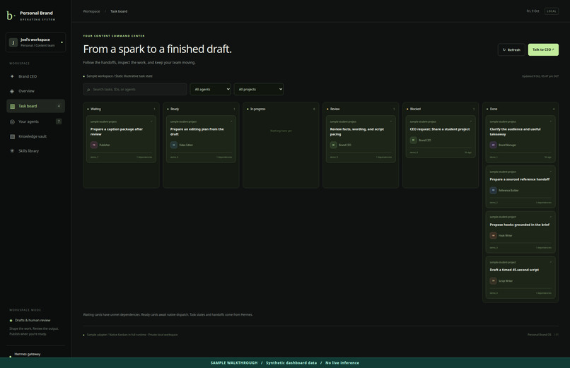 Personal Brand OS – screenshot 3