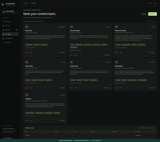 Personal Brand OS – screenshot 5