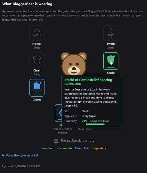 Blogger Bear – screenshot 6