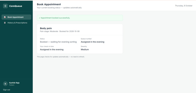 AI-Powered Smart OP Consultation Queue – screenshot 4