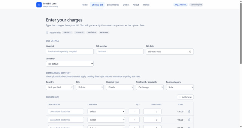 MedBill Lens – screenshot 1