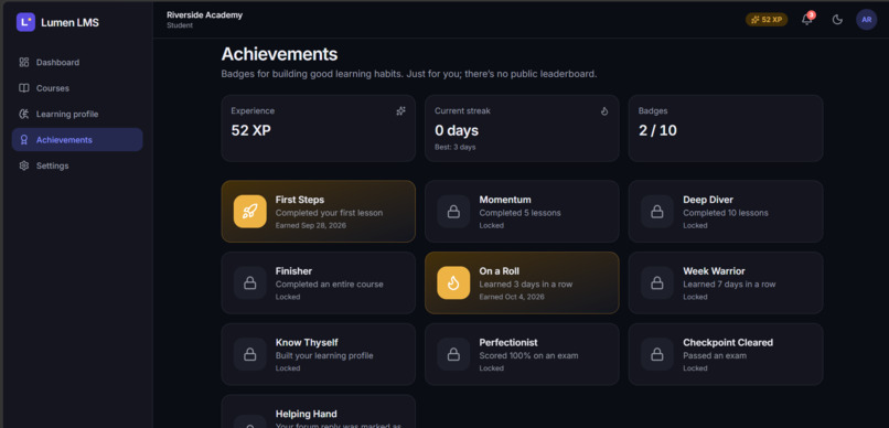 AI-Driven Smart Learning Management System – screenshot 5