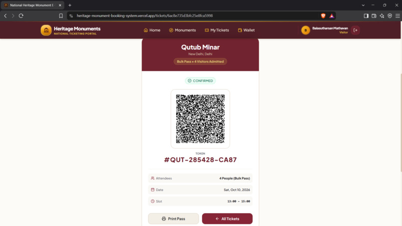 HeritageFlow: AI-Powered Monument Visitor Management – screenshot 6