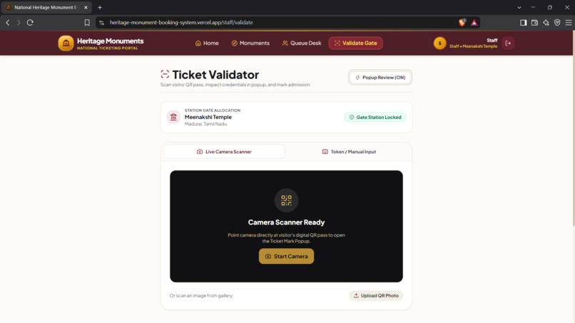 HeritageFlow: AI-Powered Monument Visitor Management – screenshot 9