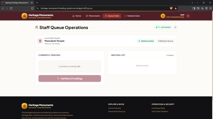 HeritageFlow: AI-Powered Monument Visitor Management – screenshot 8