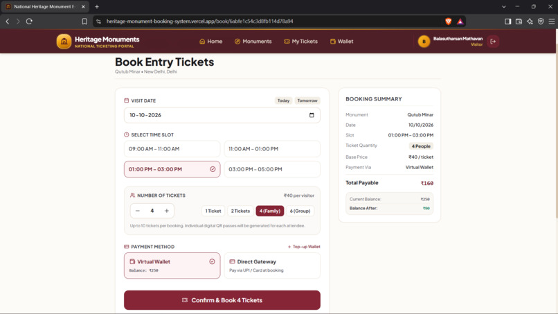 HeritageFlow: AI-Powered Monument Visitor Management – screenshot 4