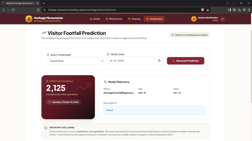 HeritageFlow: AI-Powered Monument Visitor Management – screenshot 12