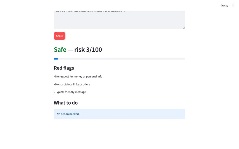 ScamCheck – screenshot 3
