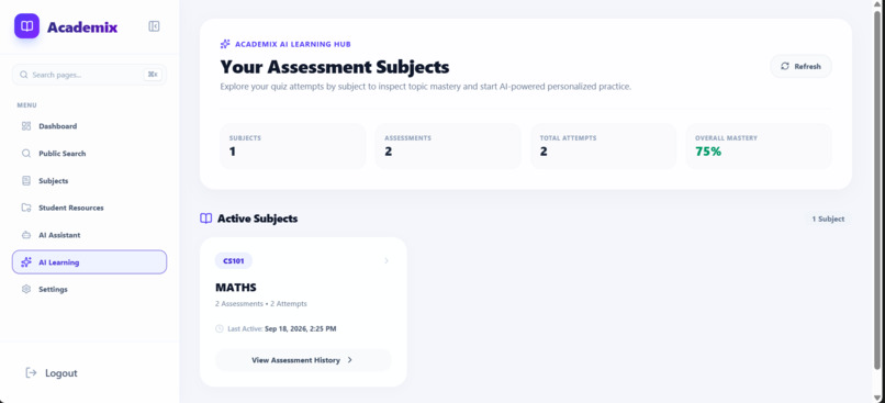 ACADEMIX – screenshot 2